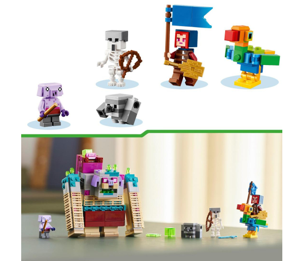 LEGO Minecraft Legends® 21257 Decydujące starcie z Dewastatorem - 1202689 - zdjęcie 6
